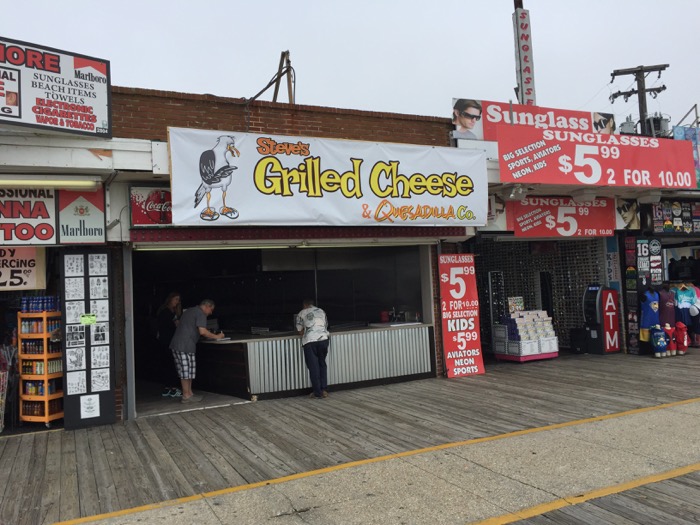 Steve's Grilled Cheese and Quesadilla Company, Wildwood NJ Boardwalk