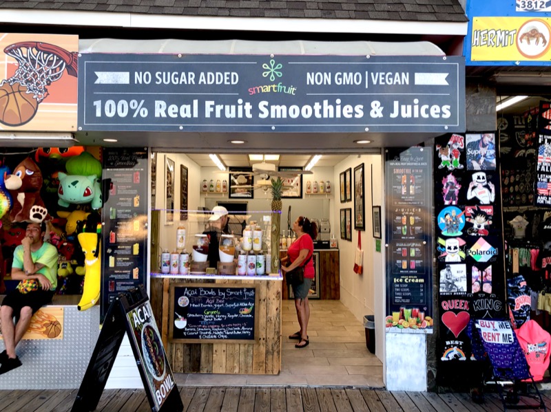 SmartFruit on the Wildwood Boardwalk