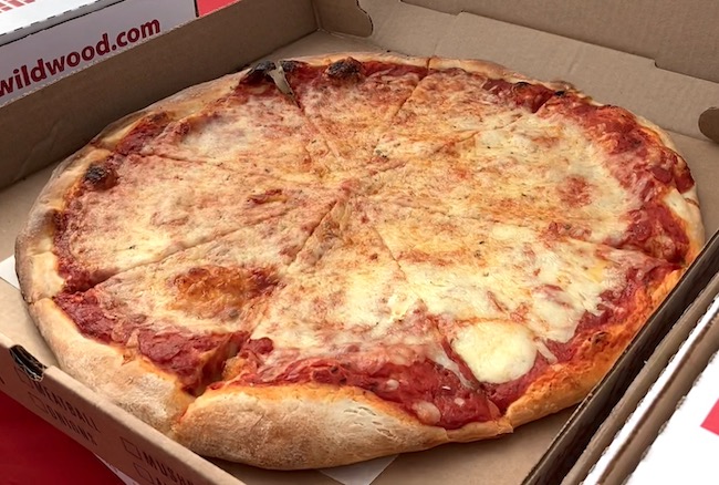 Piro's Pizza Wildwood NJ slice