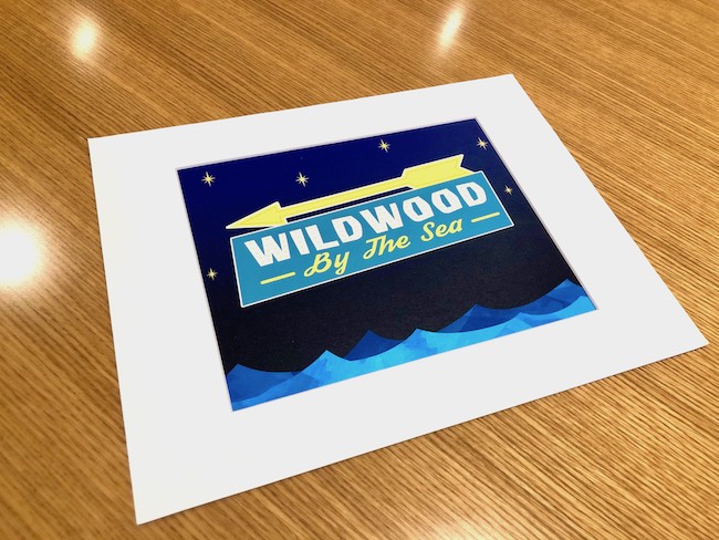 Wildwood By-The-Sea Retro Art Print 3