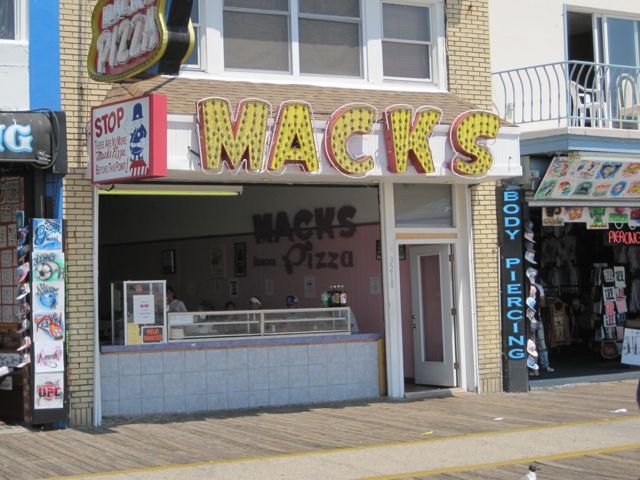 Mack's Pizza on the Wildwood Boardwalk
