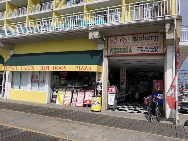 LaBella's Pizzeria and Bakery on the Wildwood boardwalk