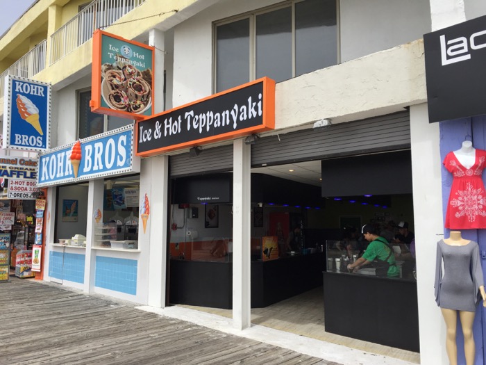 Iced and Hot Teppanyaki, Wildwood NJ Boardwalk