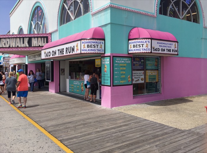 Taco on the Run, Wildwood NJ Boardwalk